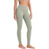imageODODOS ODCLOUD Crossover 78 Leggings with Back Pocket for Women 23quot  25quot  28quot V High Wasit Lounge Yoga PantsLime Stone