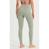 imageODODOS ODCLOUD Crossover 78 Leggings with Back Pocket for Women 23quot  25quot  28quot V High Wasit Lounge Yoga PantsLime Stone