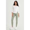 imageODODOS ODCLOUD Crossover 78 Leggings with Back Pocket for Women 23quot  25quot  28quot V High Wasit Lounge Yoga PantsLime Stone