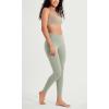 imageODODOS ODCLOUD Crossover 78 Leggings with Back Pocket for Women 23quot  25quot  28quot V High Wasit Lounge Yoga PantsLime Stone