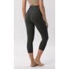 imageODODOS ODCLOUD Crossover 78 Leggings with Back Pocket for Women 23quot  25quot  28quot V High Wasit Lounge Yoga PantsOnyx Black Grey