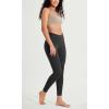 imageODODOS ODCLOUD Crossover 78 Leggings with Back Pocket for Women 23quot  25quot  28quot V High Wasit Lounge Yoga PantsOnyx Black Grey