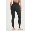 imageODODOS ODCLOUD Crossover 78 Leggings with Back Pocket for Women 23quot  25quot  28quot V High Wasit Lounge Yoga PantsOnyx Black Grey