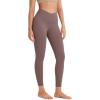 imageODODOS ODCLOUD Crossover 78 Leggings with Back Pocket for Women 23quot  25quot  28quot V High Wasit Lounge Yoga PantsPurple Taupe