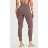 imageODODOS ODCLOUD Crossover 78 Leggings with Back Pocket for Women 23quot  25quot  28quot V High Wasit Lounge Yoga PantsPurple Taupe
