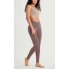 imageODODOS ODCLOUD Crossover 78 Leggings with Back Pocket for Women 23quot  25quot  28quot V High Wasit Lounge Yoga PantsPurple Taupe