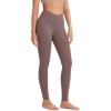 imageODODOS ODCLOUD Crossover 78 Leggings with Back Pocket for Women 23quot  25quot  28quot V High Wasit Lounge Yoga PantsPurple Taupe