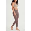 imageODODOS ODCLOUD Crossover 78 Leggings with Back Pocket for Women 23quot  25quot  28quot V High Wasit Lounge Yoga PantsPurple Taupe