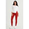 imageODODOS ODCLOUD Crossover 78 Leggings with Back Pocket for Women 23quot  25quot  28quot V High Wasit Lounge Yoga PantsRed