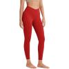 imageODODOS ODCLOUD Crossover 78 Leggings with Back Pocket for Women 23quot  25quot  28quot V High Wasit Lounge Yoga PantsRed