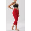 imageODODOS ODCLOUD Crossover 78 Leggings with Back Pocket for Women 23quot  25quot  28quot V High Wasit Lounge Yoga PantsRed