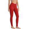 imageODODOS ODCLOUD Crossover 78 Leggings with Back Pocket for Women 23quot  25quot  28quot V High Wasit Lounge Yoga PantsRed