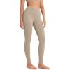 imageODODOS ODCLOUD Crossover 78 Leggings with Back Pocket for Women 23quot  25quot  28quot V High Wasit Lounge Yoga PantsShaker Beige
