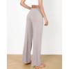 imageODODOS Womens Lounge Pants with Pockets Drawstring Lightweight Loose Comfy Casual Pajama Pants2830quot InseamLight Beige