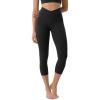 imageODODOS ODCLOUD Crossover 78 Leggings with Back Pocket for Women 23quot  25quot  28quot V High Wasit Lounge Yoga PantsBlack