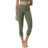 imageODODOS ODCLOUD Crossover 78 Leggings with Back Pocket for Women 23quot  25quot  28quot V High Wasit Lounge Yoga PantsDark Olive