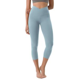 imageODODOS ODCLOUD Crossover 78 Leggings with Back Pocket for Women 23quot  25quot  28quot V High Wasit Lounge Yoga PantsChambray