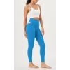 imageODODOS Cloud Feeling Crossover 78 Leggings with Pockets for Women 25quot  28quot V High Wasit Lounge Yoga PantsAzure