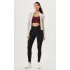 imageODODOS Cloud Feeling Crossover 78 Leggings with Pockets for Women 25quot  28quot V High Wasit Lounge Yoga PantsBlack