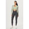 imageODODOS Cloud Feeling Crossover 78 Leggings with Pockets for Women 25quot  28quot V High Wasit Lounge Yoga PantsCharcoal
