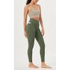 imageODODOS Cloud Feeling Crossover 78 Leggings with Pockets for Women 25quot  28quot V High Wasit Lounge Yoga PantsDark Olive