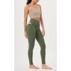 imageODODOS Cloud Feeling Crossover 78 Leggings with Pockets for Women 25quot  28quot V High Wasit Lounge Yoga PantsDark Olive