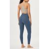 imageODODOS Cloud Feeling Crossover 78 Leggings with Pockets for Women 25quot  28quot V High Wasit Lounge Yoga PantsInk Blue