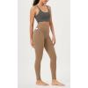 imageODODOS Cloud Feeling Crossover 78 Leggings with Pockets for Women 25quot  28quot V High Wasit Lounge Yoga PantsLight Brown