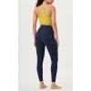 imageODODOS Cloud Feeling Crossover 78 Leggings with Pockets for Women 25quot  28quot V High Wasit Lounge Yoga PantsNavy