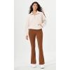 imageODODOS Cloud Feeling Flared Pants with Pocket for Women High Waist Casual Bootcut Yoga Pants 30quot32quot InseamCaramel