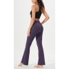 imageODODOS Cloud Feeling Flared Pants with Pocket for Women High Waist Casual Bootcut Yoga Pants 30quot32quot InseamDark Purple