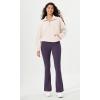 imageODODOS Cloud Feeling Flared Pants with Pocket for Women High Waist Casual Bootcut Yoga Pants 30quot32quot InseamDark Purple