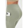 imageODODOS Cloud Feeling Flared Pants with Pocket for Women High Waist Casual Bootcut Yoga Pants 30quot32quot InseamLime Stone