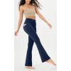 imageODODOS Cloud Feeling Flared Pants with Pocket for Women High Waist Casual Bootcut Yoga Pants 30quot32quot InseamNavy