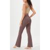 imageODODOS Cloud Feeling Flared Pants with Pocket for Women High Waist Casual Bootcut Yoga Pants 30quot32quot InseamPurple Taupe