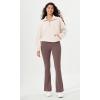 imageODODOS Cloud Feeling Flared Pants with Pocket for Women High Waist Casual Bootcut Yoga Pants 30quot32quot InseamPurple Taupe