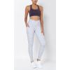 imageODODOS Womens Gathered Cross Waist Yoga Leggings with Pockets 25quot  28quot Crossover Workout Yoga PantsDalmatian