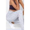 imageODODOS Womens Gathered Cross Waist Yoga Leggings with Pockets 25quot  28quot Crossover Workout Yoga PantsDalmatian