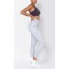imageODODOS Womens Gathered Cross Waist Yoga Leggings with Pockets 25quot  28quot Crossover Workout Yoga PantsDalmatian