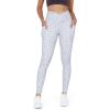imageODODOS Womens Gathered Cross Waist Yoga Leggings with Pockets 25quot  28quot Crossover Workout Yoga PantsDalmatian