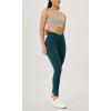 imageODODOS Womens Gathered Cross Waist Yoga Leggings with Pockets 25quot  28quot Crossover Workout Yoga PantsForest Teal