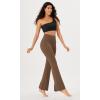 imageODODOS Cloud Feeling SplitHem Flared Pants for Women 29quot 31quot High Waisted Lounge Bootcut Yoga PantsBrunette