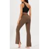 imageODODOS Cloud Feeling SplitHem Flared Pants for Women 29quot 31quot High Waisted Lounge Bootcut Yoga PantsBrunette