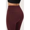 imageODODOS Cloud Feeling SplitHem Flared Pants for Women 29quot 31quot High Waisted Lounge Bootcut Yoga PantsBurgundy
