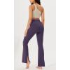 imageODODOS Cloud Feeling SplitHem Flared Pants for Women 29quot 31quot High Waisted Lounge Bootcut Yoga PantsDark Purple