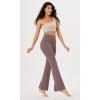 imageODODOS Cloud Feeling SplitHem Flared Pants for Women 29quot 31quot High Waisted Lounge Bootcut Yoga PantsPurple Taupe