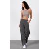 imageODODOS Womens Modal Soft Wide Leg Pants Elastic High Waist Casual Lounge Relaxed Pants with Pockets  27quot 29quot  31quot InseamCharcoal