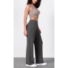 imageODODOS Womens Modal Soft Wide Leg Pants Elastic High Waist Casual Lounge Relaxed Pants with Pockets  27quot 29quot  31quot InseamCharcoal