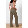 imageODODOS Womens Modal Soft Wide Leg Pants Elastic High Waist Casual Lounge Relaxed Pants with Pockets  27quot 29quot  31quot InseamEspresso