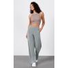 imageODODOS Womens Modal Soft Wide Leg Pants Elastic High Waist Casual Lounge Relaxed Pants with Pockets  27quot 29quot  31quot InseamGrey Blue